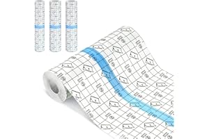 ATAUSD Tattoo Folie 3 Rollen, Tattoo Pflaster, 15cm x 5m Wasserdicht Transparent Bandage, Tattoo Folie Heilung, Tattoo Aftercare, Second Skin, Duschpflaster Bandage (2 Rollen 2m+1 Rollen 1m)