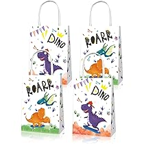 12 Pièces Dinosaure Sac Cadeau Anniversaire Enfant Sachet Cadeau