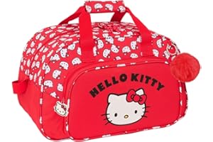 Safta Hello Kitty Iconic - Bolsa de Deporte, Mochila, Ideal para Niños de Diferentes Edades, Cómoda y Versátil, Calidad y Resistencia, 40x23x24 cm