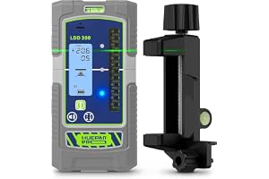 Huepar Pro universell digital lasermottagare, LCD-skärmdetektor LDD300