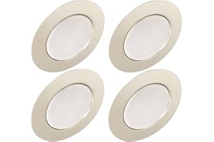 Trango Ensemble de 4-12V AC/DC Projecteur encastré pour meubles à LED, encastré, plafonnier TGG4E-048 en chrome pour remplacer les lampes halogènes classiques pour meubles G4