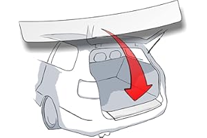 ‎LACKSCHUTZSHOP Ladekantenschutz passend für VW Golf 7/VII Limousine 5 türig (Typ AU ab BJ 2012, auch GTI, GTD und GTE 5trg) - TRANSPARENT