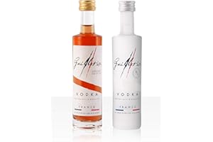 Lot 2 mignonnettes 50ml de Guillotine Vodka Originale & Heritage