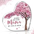 Rixotix Herz Acryl Ornament - Geschenk Für Mama Von Tochter/Sohn