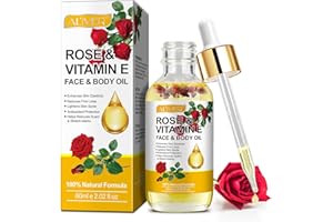 GÉNÉRIQUE Huile de vitamine E, 100% naturelle, pour la peau, le visage, les cheveux et les cuticules des ongles, pour apaiser la peau, la peau sèche, les rides, les cicatrices (60ML)