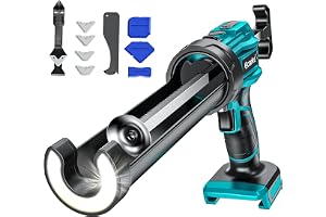 Ecarke Batteridriven patronpress, kompatibel med Makita 18 V batteri, 300 ml