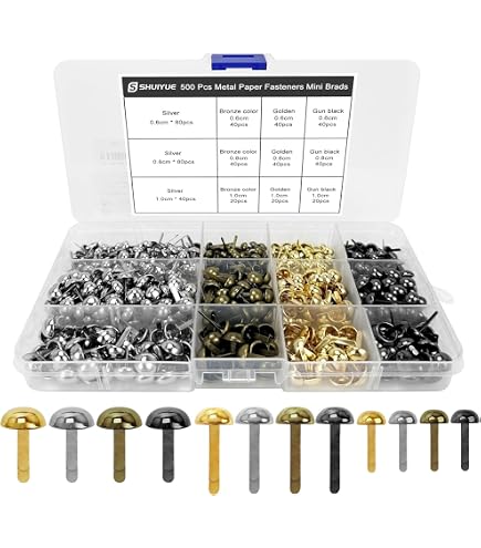 1000 Mini Attaches Parisiennes PH PandaHall Noires - Pour Scrapbooking Et Bricolage