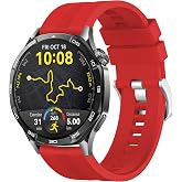 Teknoft 22mm ile Uyumlu Saatler i&ccedil;in Yumuşak Şerit Model 46mm Silikon Kordon HUAWEI Watch (GT5 Pro/GT5/GT4/Watch 4 Pro/GT3/GT