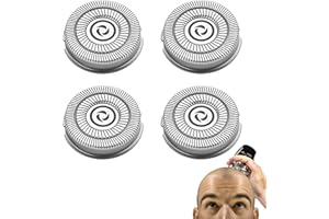 Tête de rechange compatible avec les rasoirs électriques Skull Shaver Pitbull (4 Pièces)