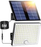 SIGRILL Luce Solare LED Esterno, 2 Pezzi Faretto LED da Esterno con