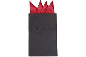 DonDon pañuelo para hombres ya doblado para asiento perfecto