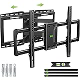 USX-MOUNT TV Wandhalterung Schwenkbar Neigbar für 32-90 Zoll TVs, Verschiebbarem Design Fernseher Wandhalterung zur TV Zentri