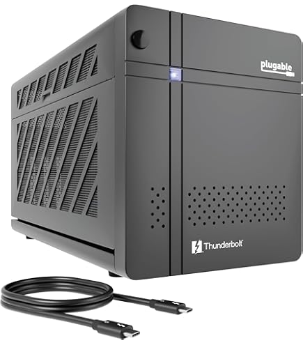 VIKINYEE Thunderbolt 3/4 eGPU Enclosure Compatible with USB4