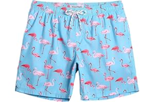 MaaMgic 2 en 1 Bañador con Forro de Compresión con Cremallera Hombre Shorts de Baño Shorts de Playa Traje de Baño para Natación Secado Rápido para Vacaciones