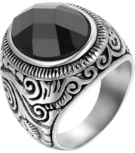 Anello Uomo Acciaio Inox Norvegese Nordico Vichingo Orso Zampa