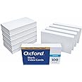Oxford 30 (1000 PK) Blank Index Cards, 3" x 5", White, 1,000 Cards (10 Packs of 100) (30)