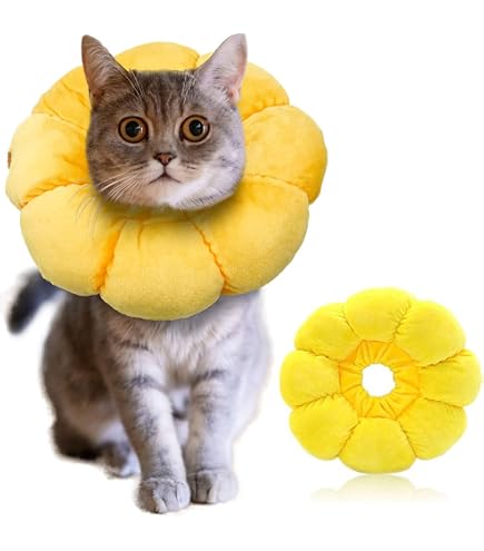 Minerve De Protection Pour Chat – Collier élisabéthain Souple Et Réglable – Pour Empêcher De Lécher Les Plaies, Après Opération – Tour De Cou 20-35 Cm - 5
