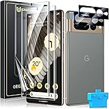 UniqueMe Screen Protector for Google Pixel 7 Pro, Pack of 2 Film and 2 Camera Protection, Premium Screen Protector, Fingerpri