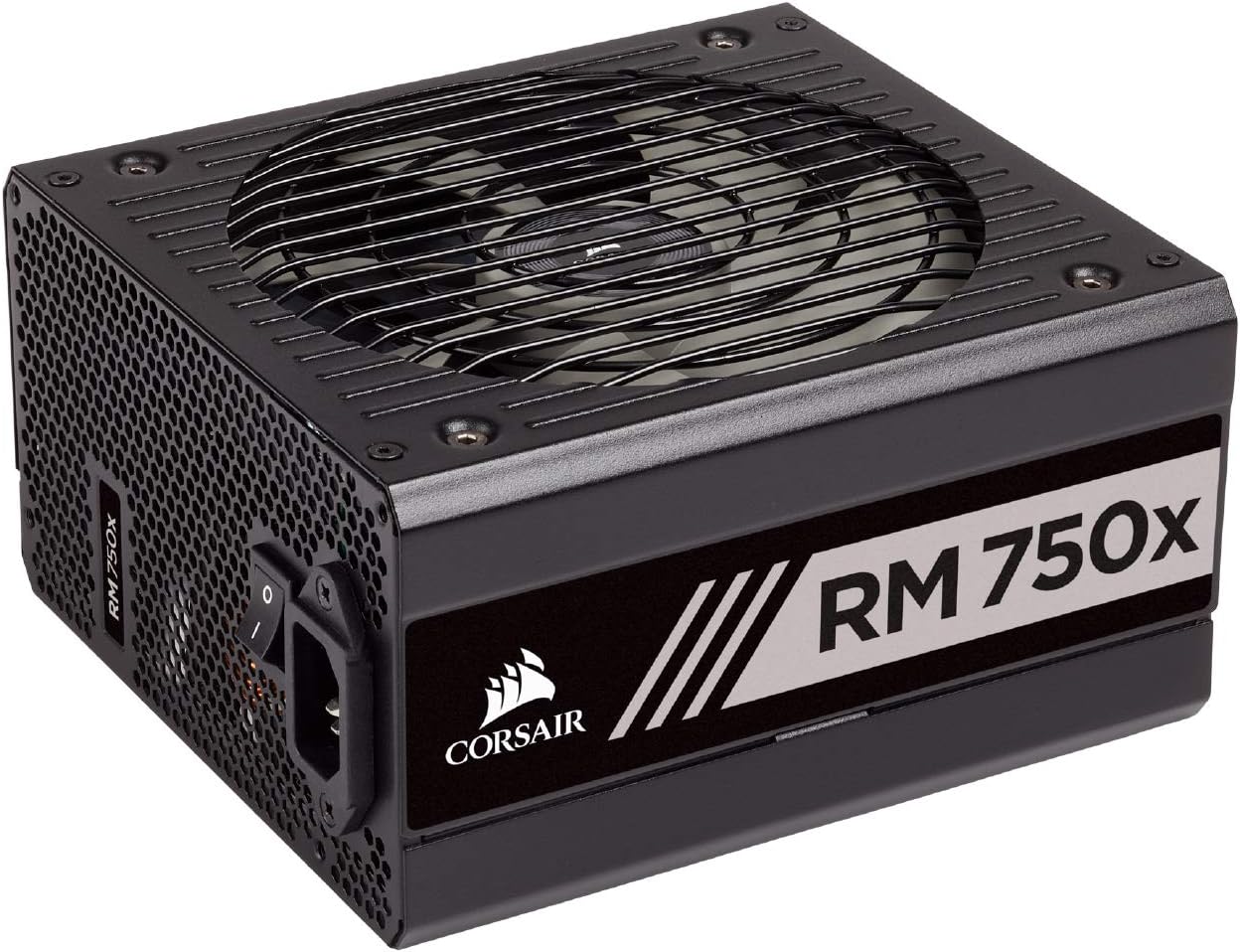 Corsair RMX Series, RM750x, 750 Watt, 80+ Gold Certified, Fully Modular Power Supply (Low Noise, Zero RPM Fan Mode, 105°C Capacitors, Fully Modular Cables, Compact Size) Black