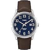 Timex Men's Easy Reader 38 mm Leather Strap Watch TW2P75900