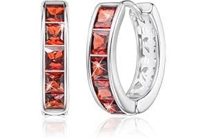 Linawe Petites créoles, boucles d'oreilles en forme de piercing, boucles d'oreilles hélicoïdales, bijoux sans nickel pour femmes, mini-créoles en or rose et argent