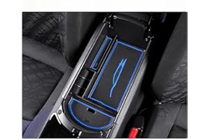 BIXUAN CHR pudełko do przechowywania kompatybilne z Toyota C-HR ZYX10 NGX50 2016 2017 2018 2019 2020 2021 2022 2023 CHR konsola środkowa, organizer wewnętrzny do przechowywania z antypoślizgową matą