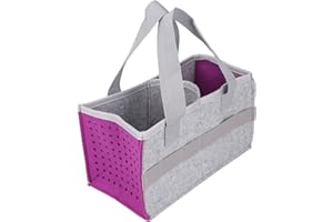 RITOEASYSPORTS Mallette de Transport pour Toniebox, Sac de Rangement Pliable étui en Tissu Feutre Supplémentaire pour Toniebox Player Starter Set (Violet)