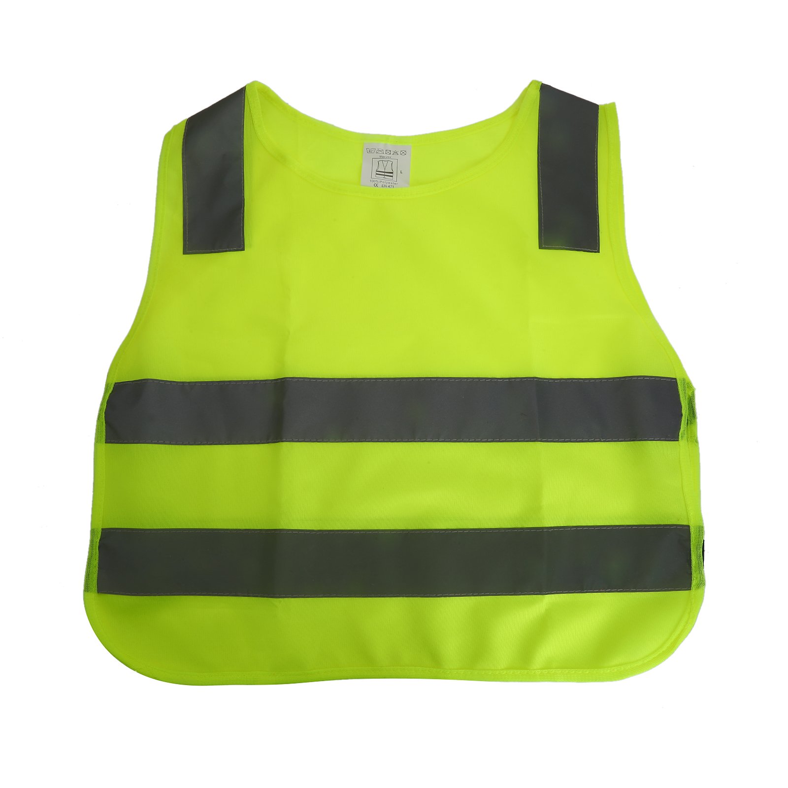 Prowiste-High-Visibility-Vest-Safety-Waistcoat-Set-of-4-Washable-I-2-Adults-and-2-kids-I-I-360-Degree-Reflective-Reflective-Vest-Neon-Yellow