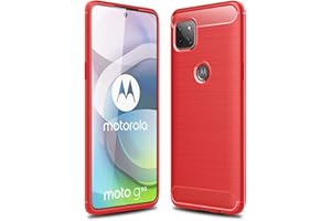 TingYR Funda para Motorola Moto G 5G, Resistente a los Arañazos, Fina de Silicona, Funda Interior de TPU Suave, Fundas para Motorola Moto G 5G Smartphone.(Rojo)