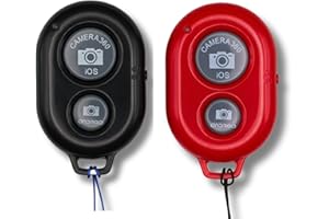 EASERIA Bluetooth Fernbedienung, tragbarer Kamera Auslöser, kabelloser Selfie Auslöser, kompatibel mit Handy iPhone, Samsung, Tablets and Android