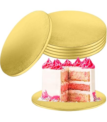 Tortenunterlage Rund 50cm Gold - 1,2cm Cake Board Aus Pappe