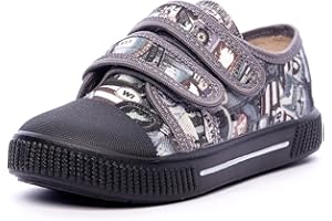 Nordan scarpe da Ginnastica Bambini Tessuto Traspirante | Pantofole Primavera/Estate con Suola Antiscivolo | Leggere e Comode per Scuola/Asilo | Unisex Taglie 25-30 910250