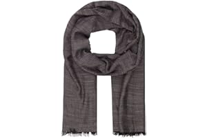 Lindenmann Men's Scarf / 100% Viscose Scarf, grey