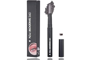 ZOEYSHINE Smoky Silver Eye Shadow Stick - Long-Lasting Waterproof Cream Eyeshadow Pencil with Metallic Shimmer, Smooth Blendable Texture, Easy Twist-Up Design (03#Smoky Silver)