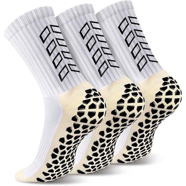 Calzini Sportivi Antiscivolo Uomo/Donna - 4 Paia Con Grip In Silicone Per Calcio E Sport - Foto 12