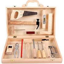 Jouet de construction en bois - Boîte à outils enfant - DIY Jeux de Construction - Multicolore - Mixte - Jeux - Jouets