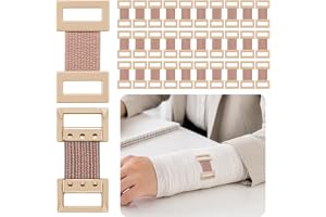 RAHHLIZS 30 st hållbara bandage klämmor | Elastiska bandage i metall för fixering av olika bandage och gasväv, bandagetillbeh