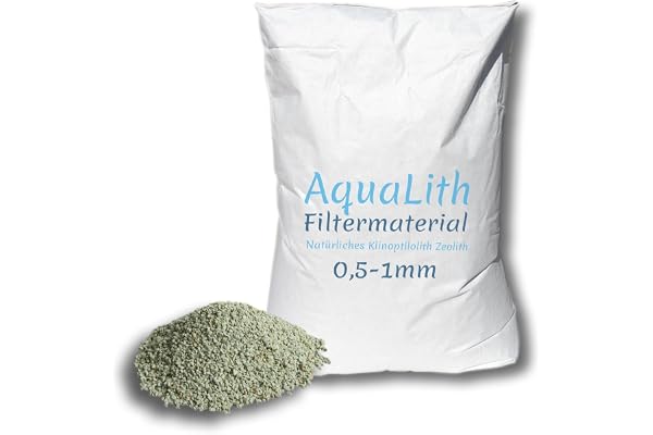 AquaLith 25 kg matériau filtrant zéolite 0.5-1 mm pour Les étangs, Les étangs de Natation