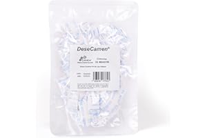 DeseCamen - Sobres sílica gel - Deshumidificadores - Absorbentes de humedad - Antihumedad - No Tóxico - Grado Alimenticio - Inodoro (100, 1 gr)