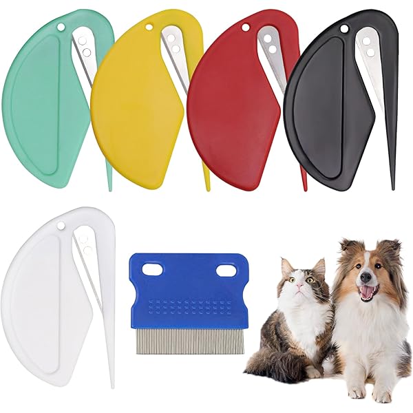 Brosse Chien Brosse Chat, Peigne Déméloir Chien Professionnel Et Brosse Chien Poil Long, Râteau De Toilettage Pour Chien Et Chat