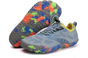 GOGOUP Kid's Trail Running Shoes Boys Girls Water Shoes Quick Dry Lightweight Outdoor Camping Climbing Shoes Unisex
