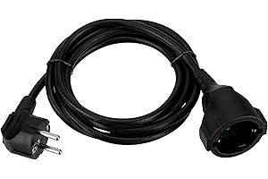 Rev Ritter 0016020514 Rallonge H05VV-F SK Noir 2 m