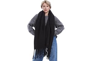 DiaryLook Karierter Warmer Deckenschal für den Winter, Lange Damen Schals, kariert, weich, Wolle, Tartan für Frauen