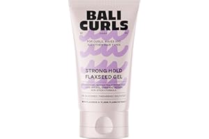 BALI CURLS BY HANK GE BALI CURLS Strong Hold Flaxseed Gel – bardzo mocny żel Scrunch do zdefiniowanych loków – długotrwałe utrzymywanie i naturalny połysk – nadaje się do Curly Method – 150 ml