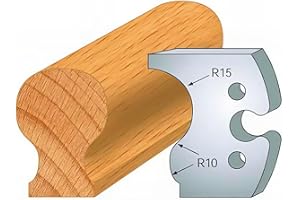 LUXOUTILS 229 : Jeu de 2 fers main courante ht 50 mm pour porte outils entr'axe plot 24 mm