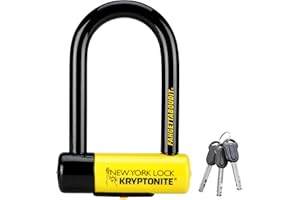 Kryptonite New York FAHGETTABOUDIT Lock - Amarillo, Mini