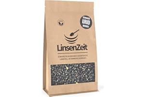 LinsenZeit - Schwarze Urid Bohnen 600g - Urad Bohnen - Einzigartige Proteinquelle – Vegan, ohne Zusatzstoffe & Premium Qualität