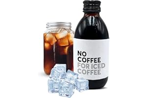 NO COFFEE THE GOOD DECAF No Coffee® Kaffee Konzentrat für Eiskaffee ohne Zucker (200ml) | Cold Brew Coffee 30-fach konzentrierter Premium Decaf | Iced Coffee | Kaffeekonzentrat zuckerfrei | Eiskaffee zuckerfrei