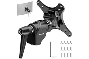 NEEWER Adapter do montażu monitora VESA z szybkozłączką typu Arca, obrotowa głowica kulowa 360°, śruba M4 i adapter stojaka odbiornika 5/8 cala do ekranu telewizora, monitora polowego, stojaka C