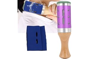 BRRNOO Quemador de rodillo de masaje de moxibustión Moxa Stick Burner Holder Mini Wood Moxa Box Caja de curación portátil para acupuntura tradicional china para aliviar el dolor